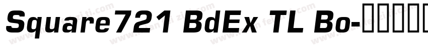 Square721 BdEx TL Bo字体转换